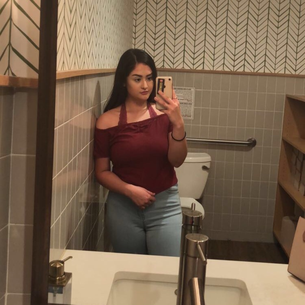 Mossimo Maroon Crop Top